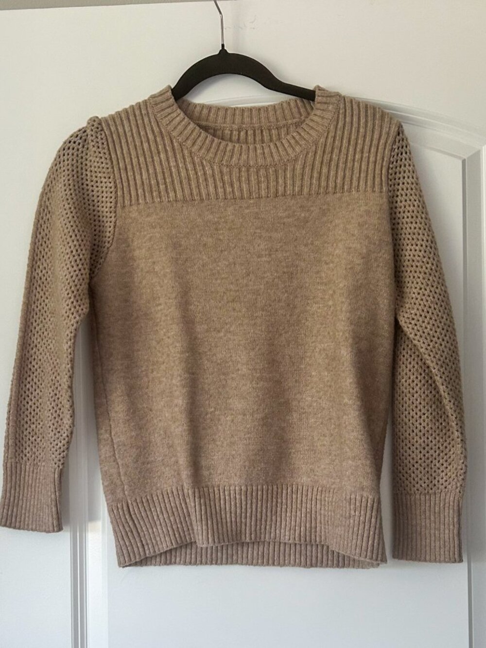 Tan sweater - womens like new size small
